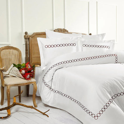 Sumerians Embroidery Duvet Set - The Linen House