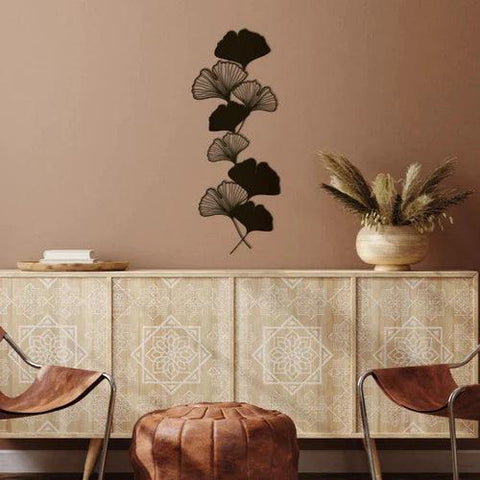 Gingko Metal Wall Decor - The Linen House