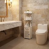 Glossy Pattern Bathroom Rack - The Linen House