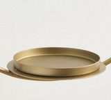 Gold Metal Wall Candle Holder - The Linen House
