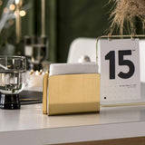 Gold Napkin Holder - The Linen House