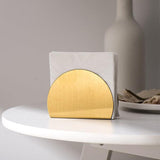 Gold Napkin Holder - The Linen House