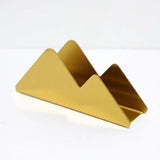 Gold Napkin Holder Metal - The Linen House