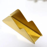 Gold Napkin Holder Metal - The Linen House
