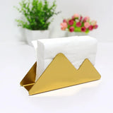 Gold Napkin Holder Metal - The Linen House