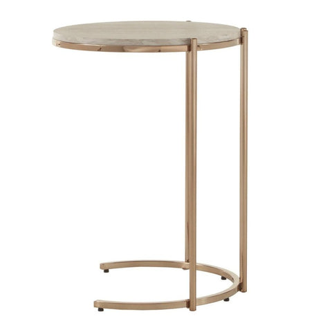 Gold Side Table - The Linen House