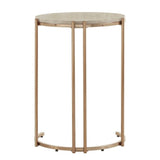 Gold Side Table - The Linen House