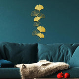 Golden Gingko Metal Wall Decor - The Linen House