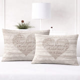 Goodnight Whisper Heart Pillows Cover (Pack of 2) - The Linen House