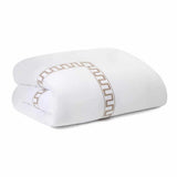 Greek Key Embroidery Duvet Set - The Linen House