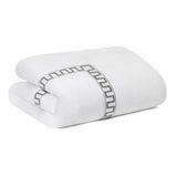 Greek Key Embroidery Duvet Set - The Linen House