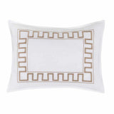 Greek Key Embroidery Duvet Set - The Linen House