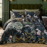 Green Sherwood Forest Printed Duvet Cover Set - The Linen House