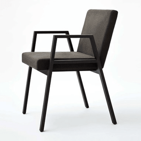 Grey Arm Chair - The Linen House
