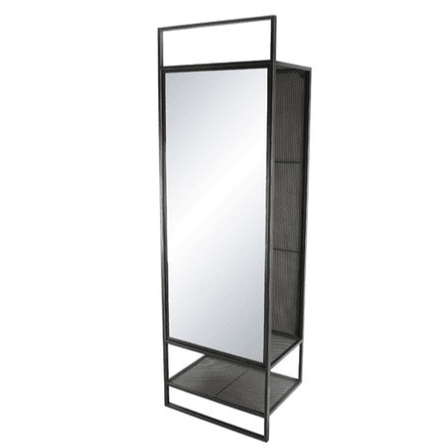 Hallway Coat Rack With Mirror - The Linen House