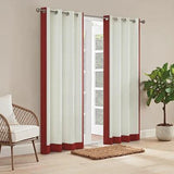 Hampton Border Curtain - The Linen House