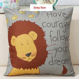 Happy Jungle Friends Cushion Covers (Pack of 6) - The Linen House