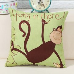 Happy Jungle Friends Cushion Covers (Pack of 6) - The Linen House