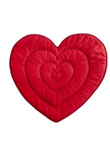 Heart Shaped Baby Rug - The Linen House