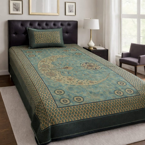 Heritage Patterned Bed - sheet /Multani - The Linen House