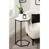 Hexagon shape End Side Table - The Linen House