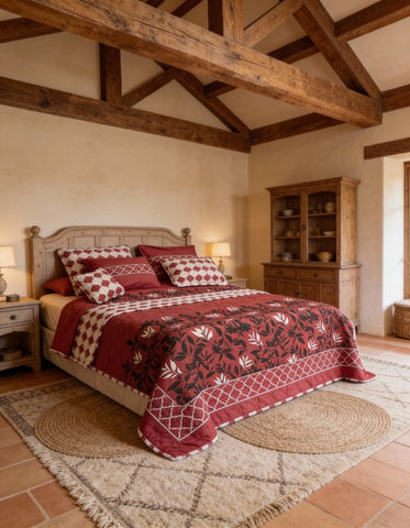 High - End Printed Bedspread Bedding Collection – 7 Pcs - The Linen House