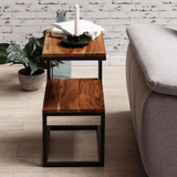 Highline S Shaped Corner Side Coffee Table - The Linen House
