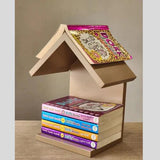 Hut - Shape Table Top Book Storage - The Linen House