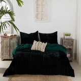 Plain Velvet Duvet Set