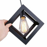 3-Light Cluster Square Pendant
