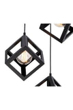 3-Light Cluster Square Pendant