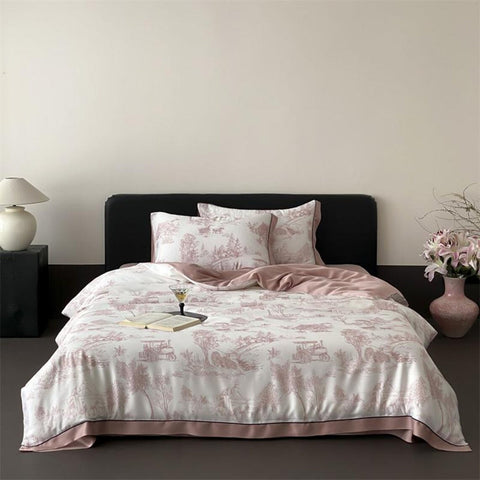 Flourish Printed Bedding Duvet Set