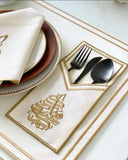 Eid Mubarak Table Mats - The Linen House