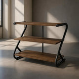 Metal Mdf Industrial Design Shoe Storage for Modern Home