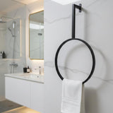 Elegant Circular Towel Ring Holder