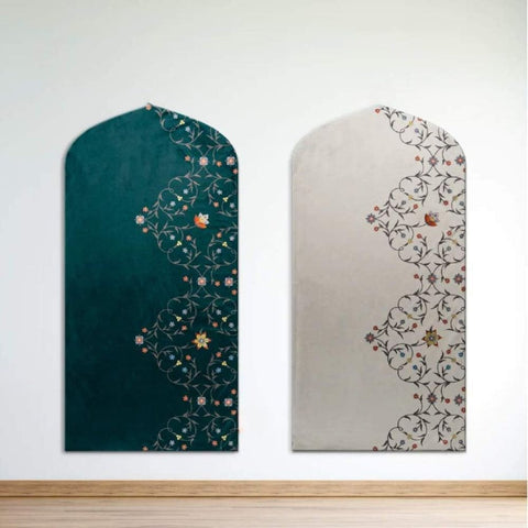 Indoor Prayer Mat | Royal Collection padded memory foam prayer rug - The Linen House