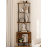 Industrial Rustic Bookshelf & Plant Display - The Linen House