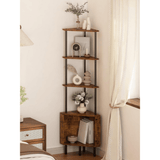 Industrial Rustic Bookshelf & Plant Display - The Linen House
