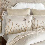 Iris Embroidery Duvet Set - The Linen House