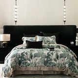 Isadora Palm Digital Print Duvet Set - The Linen House