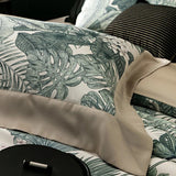 Isadora Palm Digital Print Duvet Set - The Linen House