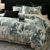 Isadora Palm Digital Print Duvet Set - The Linen House