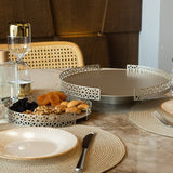 Islamic Patterned Metal Presentation Stand - The Linen House