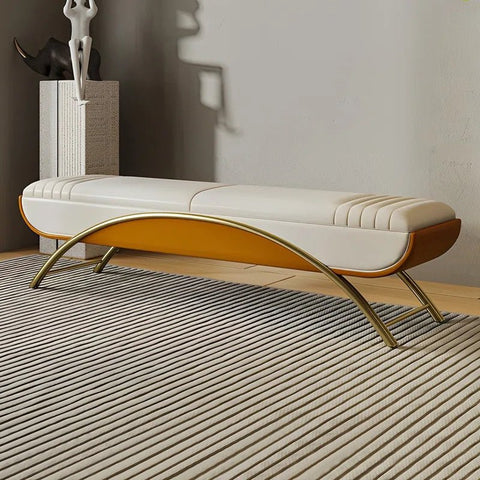 Italian Luxury Bed End Long Stool - The Linen House