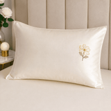 Ivory Daisy Embroidered Bedding Set - The Linen House