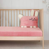 Kids Velvet Fitted Sheet For Crib - The Linen House