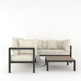 L Shape Luxury Sectional Sofa Set - The Linen House