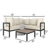 L Shape Luxury Sectional Sofa Set - The Linen House