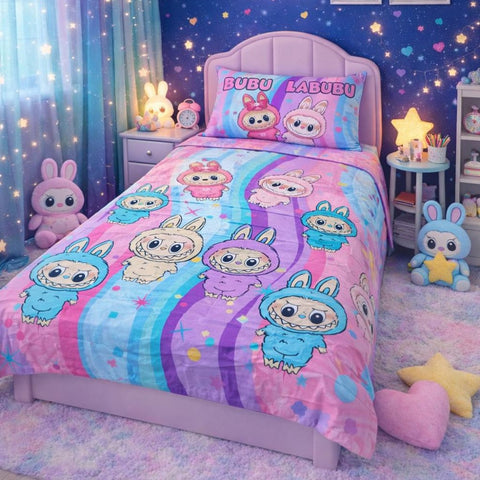 Labubu Kids Bedsheet - The Linen House