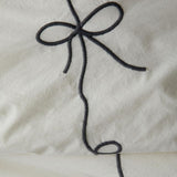 Lacey Bows Embroidery Duvet Set - The Linen House